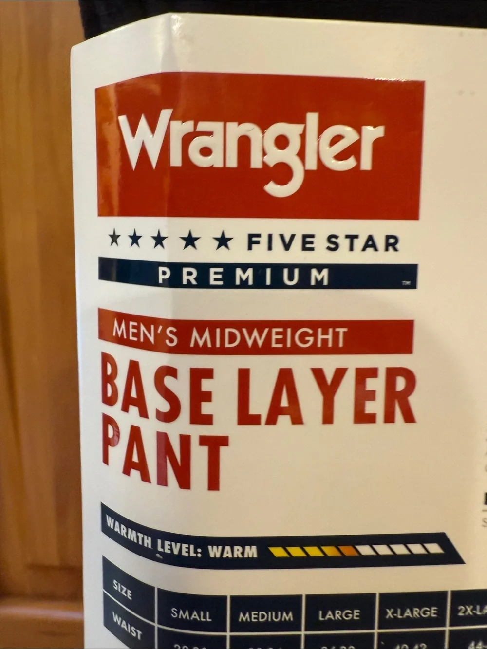 Wrangler Men’s Base Layer Pant - Black